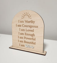 Load image into Gallery viewer, Personalized Affirmation Sign
