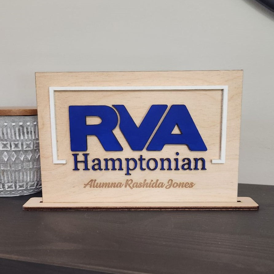 Custom RVA Hamptonian Plaque