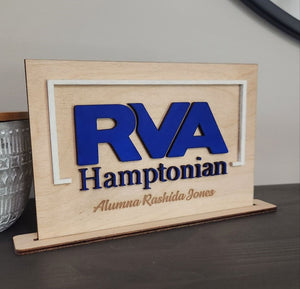 Custom RVA Hamptonian Plaque