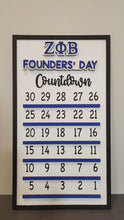 Load and play video in Gallery viewer, Interchangeable Zeta Phi Beta Countdown Calendar
