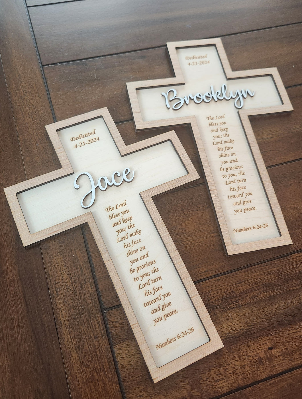 Personalized Dedication/ Baptism Cross