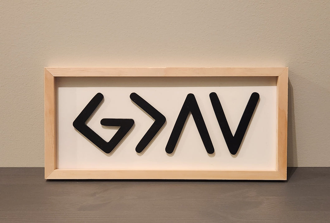 God is greater than the highs and lows
